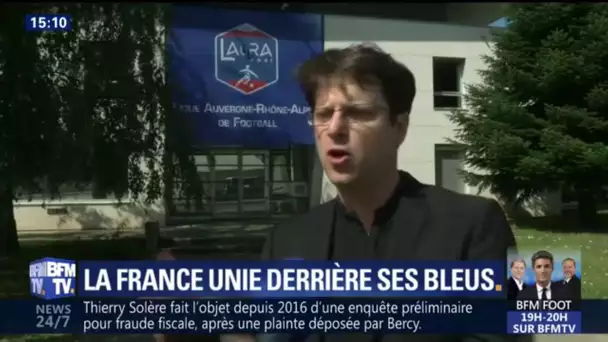 La France unie derrière ses Bleus