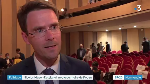 Les premiers dossiers du nouveau maire de Rouen, Nicolas Mayer-Rossignol
