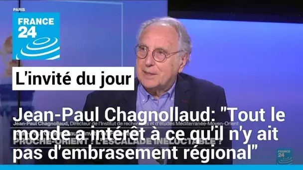 Jean-Paul Chagnollaud: "Tout le monde a intérêt à ce qu'il n'y ait pas d'embrasement régional"