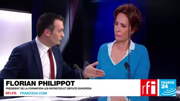 Florian Philippot, président de la formation Les Patriotes, député européen