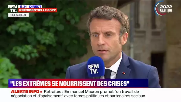 Emmanuel Macron: "Quand les choses vont trop lentement, elles nourrissent une colère déjà installée"