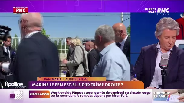 Jean-Marie, auditeur RMC : "Rien ne me prouve que Marine Le Pen est d'extrême droite3