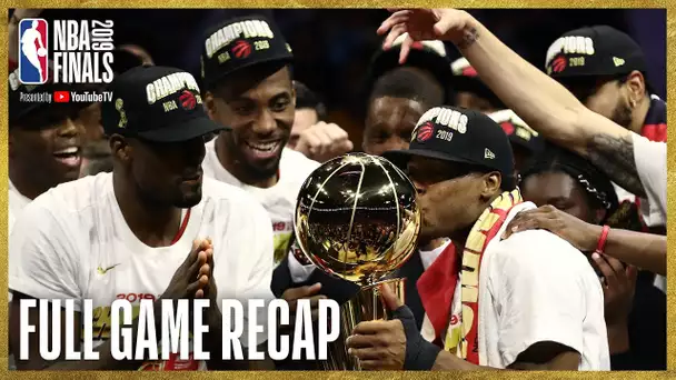 RAPTORS vs WARRIORS | Toronto Wins First NBA Championship! | NBA Finals Game 6