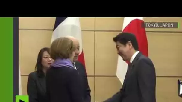 La rencontre entre Shinzo Abe et les ministres français des Affaires étrangères et de la Défense