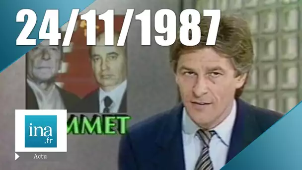 20h Antenne 2 du 24 novembre 1987 -  Sommet USA / URSS | Archive INA