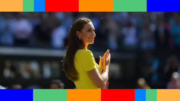 Kate Middleton  de retour à Wimbledon, elle illumine en robe jaune pour la finale dames