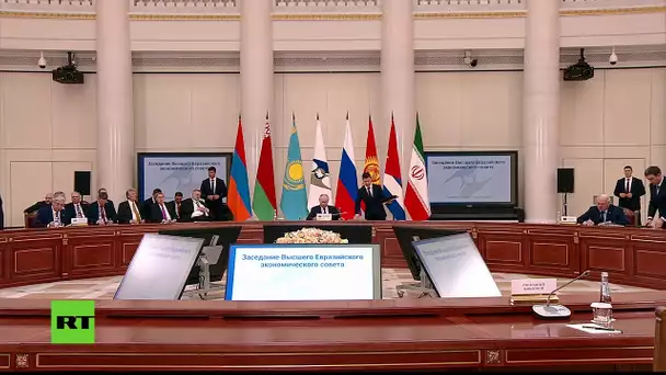 EN DIRECT : Poutine participe à une réunion du Conseil suprême de l'Union économique eurasiatique