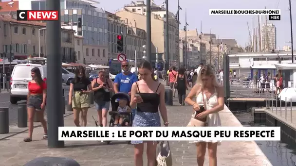 Marseille : le port du masque peu respecté