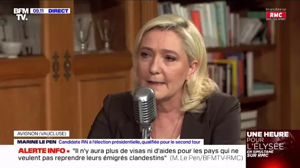 Le Pen : "Je suis candidate à la présidentielle. Je suis au-dessus des partis, des factions"
