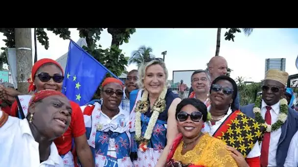 Marine Le Pen à Mayotte : Elle se lâche… et esquisse un petit pas de danse !