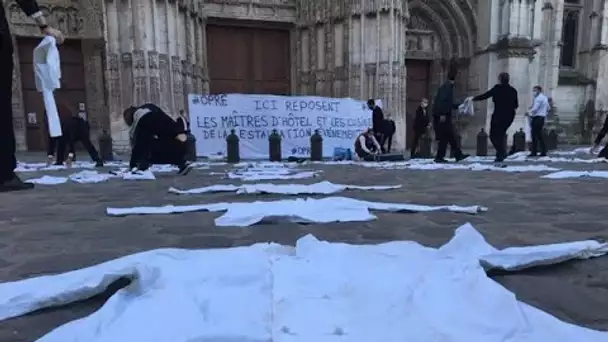 La colère des chemises blanches à Rouen