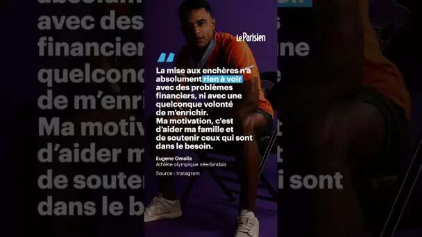 Critiqué pour avoir mis sa médaille d'or des JO aux enchères, cet athlète se défend