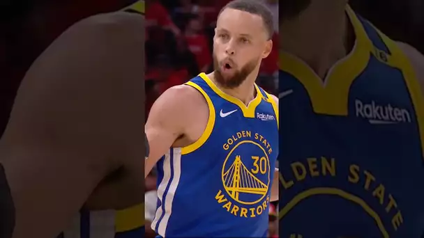 Steph with an insane three!