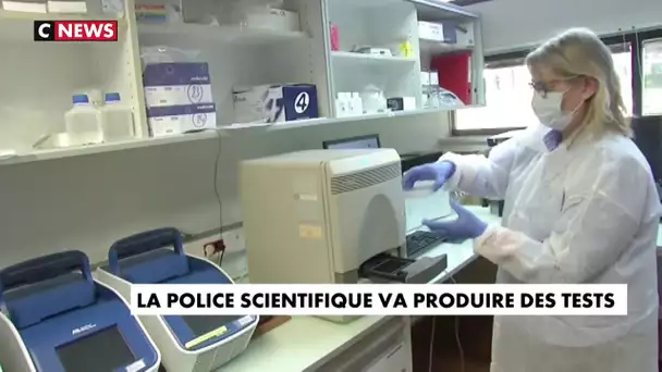 Tests de dépistage : la police scientifique aide les hôpitaux