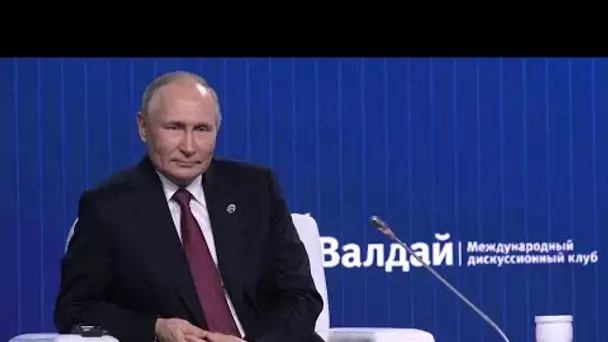EN DIRECT : Poutine participe à la session plénière de la réunion du Club de discussion Valdai