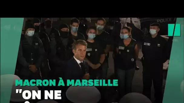 À Marseille, Macron promet des renforts humains et matériels pour la police