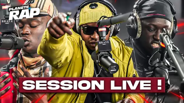 SESSION LIVE avec Landy, MIG, Kdm & El deterr ! #PlanèteRap