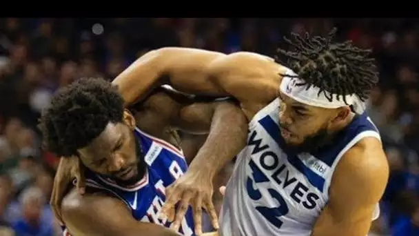 NBA - La grosse bagarre entre Joël Embiid et Karl-Anthony Towns