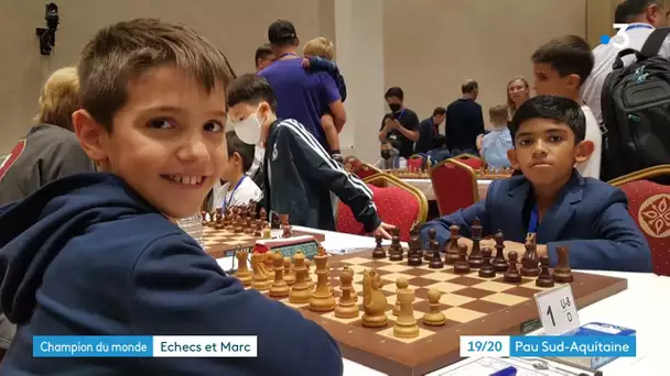 Pau, Echecs : Marc Llari, 8 ans, champion du monde.