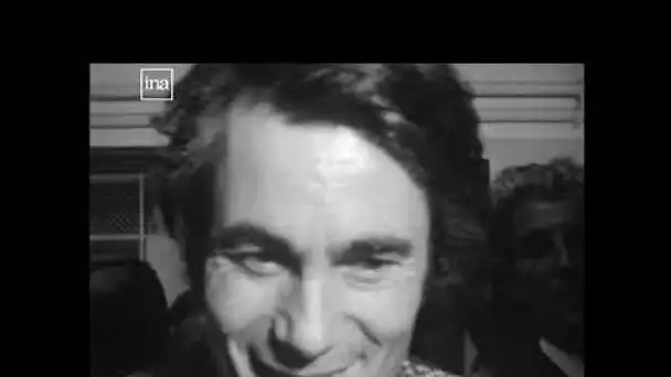 Alain Barrière dans les vestiaires du Stade Rennais après la victoire en Coupe en 71