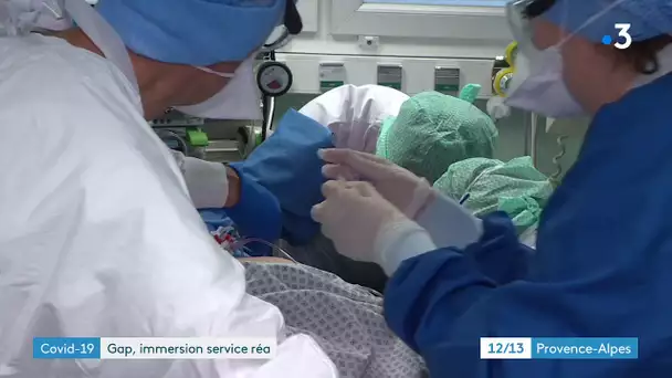 COVID-19 : Immersion dans le service de réanimation de l'hôpital de Gap dans les Hautes-Alpes