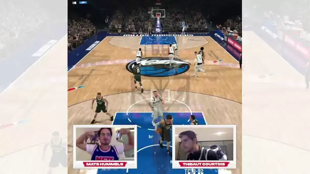 NBA2K Sundays avec Thibaut Courtois - Première semaine - Mavs @ Bucks cont Mats Hummels