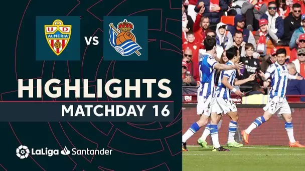 Resumen de UD Almería vs Real Sociedad (0-2)