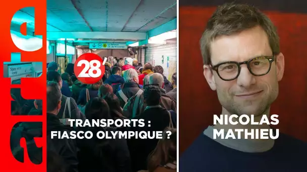 Nicolas Mathieu / Transports : les JO de Paris, chronique d’un désastre ? - 28 Minutes - ARTE