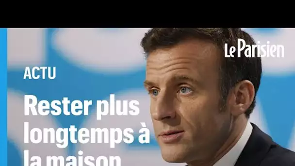 Présidentielle : Macron propose une prime travaux pour pouvoir vieillir à la maison