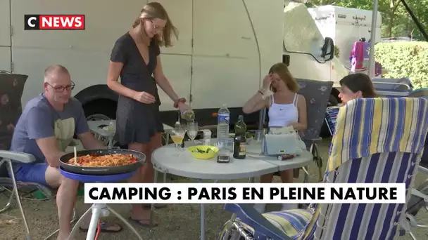 Un camping à Paris avec vue sur la tour Eiffel