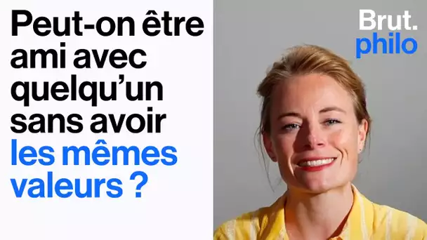 Peut-on être ami avec quelqu'un qui a des valeurs différentes ? Par Emma Carenini  – Brut Philo