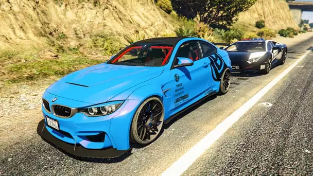 COURSE POURSUITE M4 GTS !