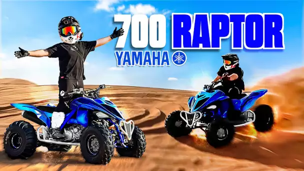 J'essaye un YAMAHA 700 RAPTOR ! (Ça marche fort !)