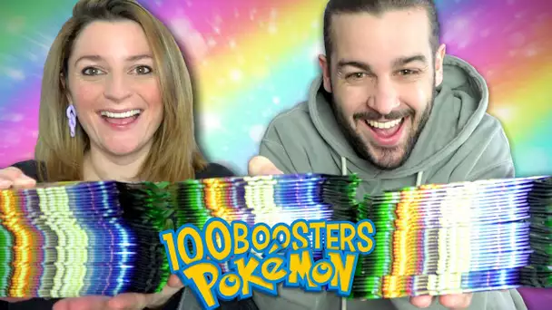 ÉNORME OUVERTURE DE 100 BOOSTERS PACK POKEMON VOLTAGE ECLATANT !