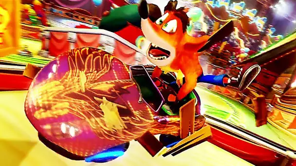 CRASH TEAM RACING NITRO FUELED GRAND PRIX CIRQUE NEON Bande Annonce (2019) PS4 /Xbox One / Switch