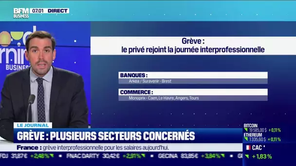 Grève: plusieurs secteurs concernés