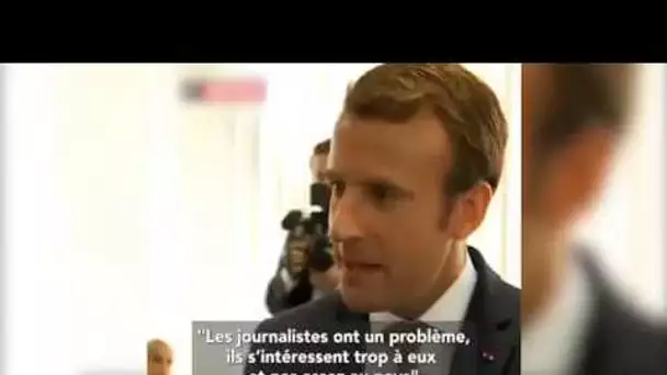 Macron s'énerve face à un journaliste