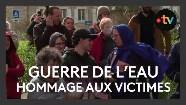 Hommage aux victimes deux ans après la guerre de l'eau à Sainte-Soline