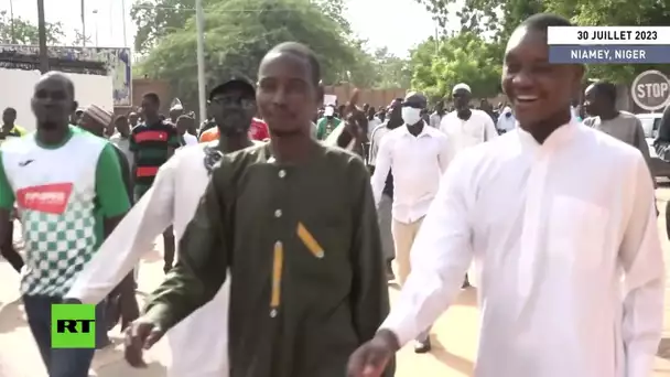 Niger : manifestation devant l'ambassade de France à Niamey