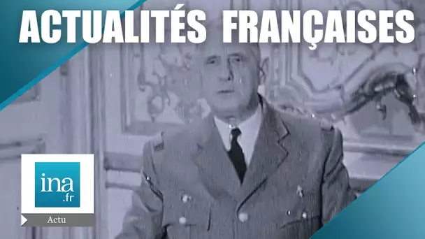 Les Actualités Françaises d'Avril 1961 | Archive INA
