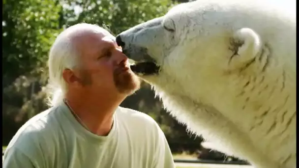 Un homme meilleur ami d&#039;un ours polaire - ZAPPING SAUVAGE