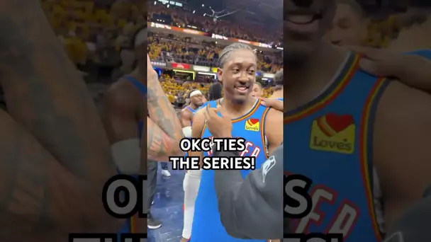 OKC WITH A BIG GAME 4 TO EVEN THE NBA FINALS 2-2.