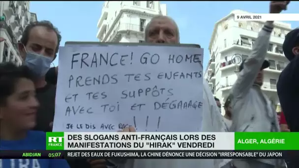 «Macron dégage» : plusieurs slogans contre la France lancés pendant la marche du Hirak à Alger