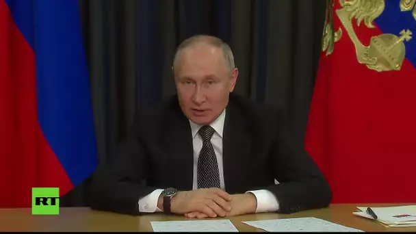 EN DIRECT : discours final du président russe au Conseil mondial du peuple russe