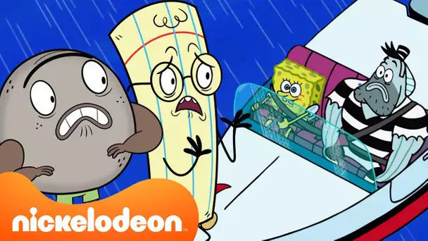 Le plus grand échec de conduite jamais connu avec Bob l'éponge + Pierre Feuille Ciseaux| Nickelodeon