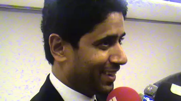 Réaction de Nasser Al Khelaifi en zone mixte après PSG-Barcelone (3-2)