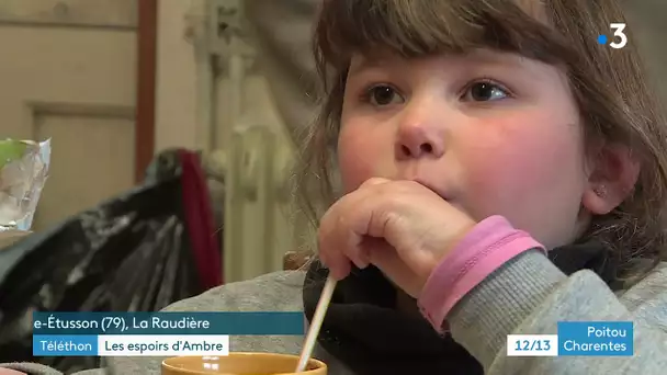 Téléthon : portrait d'Ambre, 5 ans, atteinte d'amyothrophie spinale