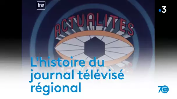 L'histoire du journal télévisé régional.