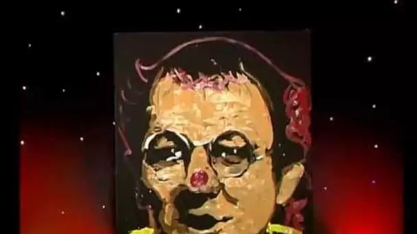 HOMMAGE A COLUCHE - JEAN PIERRE BLANCHARD / PEINTRE - LE PLUS GRAND CABARET DU MONDE