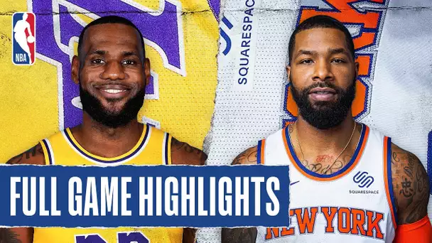 LAKERS at KNICKS | FULL GAME HIGHLIGHTS | January 22, 2020